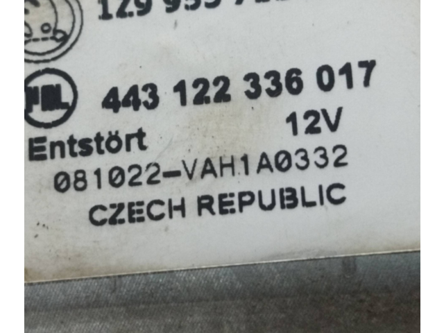Моторчик заднего дворника 1Z9955711A, 443122336017 Skoda Octavia Mk2 (1Z)