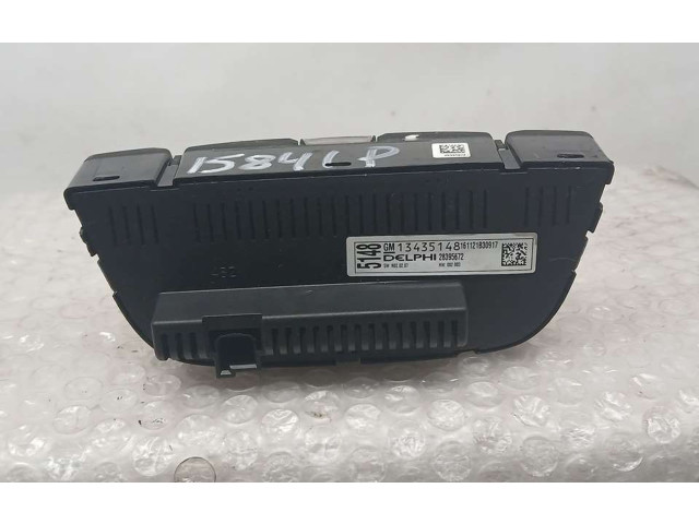 Блок управления климат-контролем 13435154, DELPHI Opel Meriva B