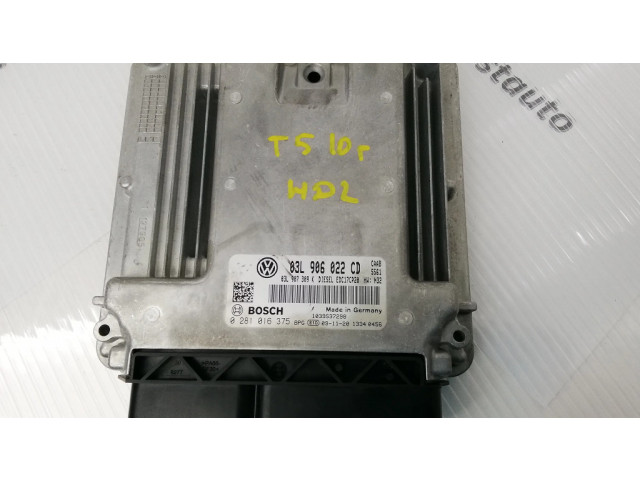 Блок управления двигателя 03L906022CD, 03L907309K Volkswagen Transporter - Caravelle T5