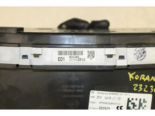 Панель приборов SsangYong Korando