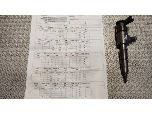 Vstřikovač 044511340 Citroen Berlingo pro naftový motor 1.6