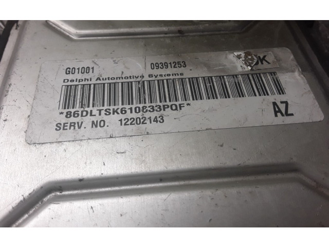 Блок управления двигателя 09391253, 12202143   Opel Vectra C