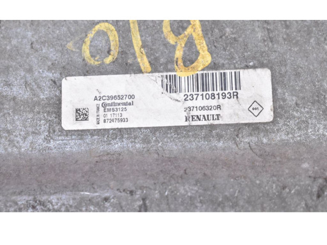 Блок управления двигателем Блок управления 237108193R, 237108193R Dacia Dokker