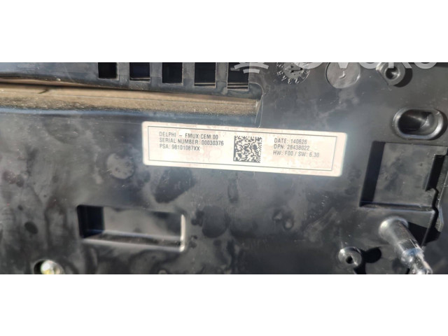 Блок управления климат-контролем 98101087xx Citroen DS4