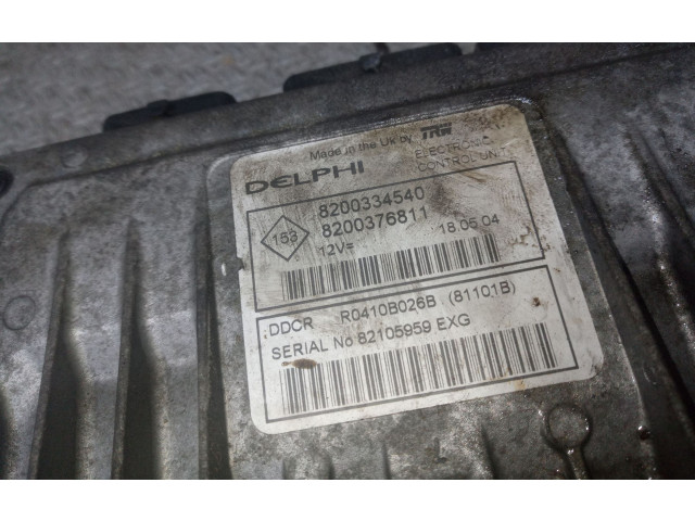 Řídící jednotka 8200334540, 8200376811 Renault Thalia I 2004