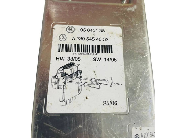 Блок предохранителей  A2305454032, 05045138   Mercedes-Benz SL R230    