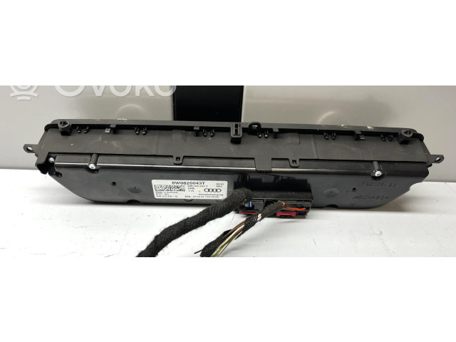 Блок управления климат-контролем 8W0820043T, 8W0820043 Audi A5