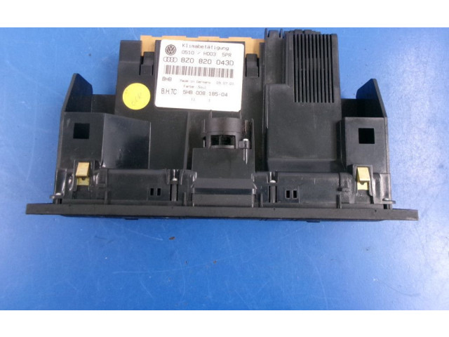 Блок управления климат-контролем 8Z0820043D, 8Z0820043D   Audi A2