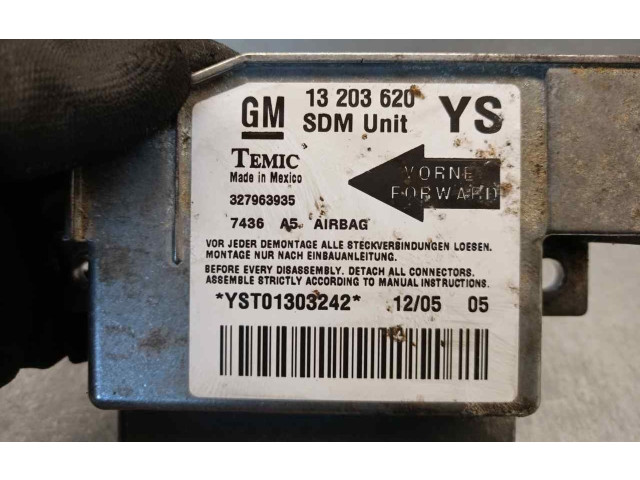 Блок подушек безопасности 13203620, 327963935   Opel Meriva A
