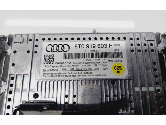 Дисплей    8T0919603F   Audi A5 Sportback 8TA