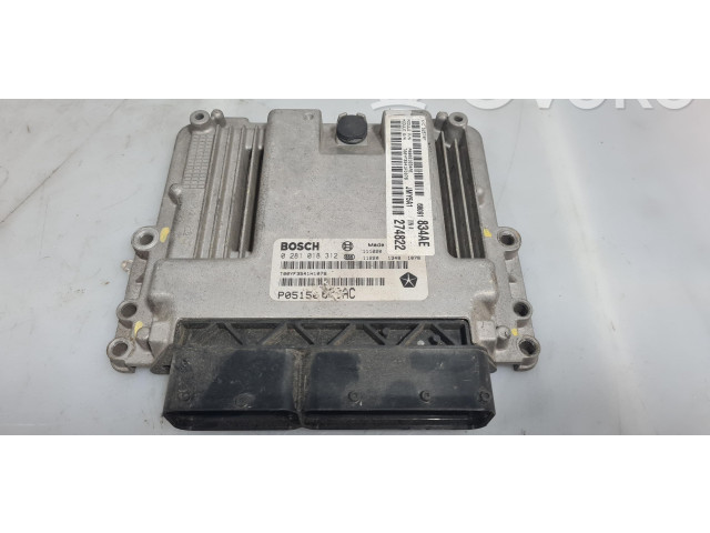 Блок управления двигателя 0281018312, 0281018312 Fiat Freemont