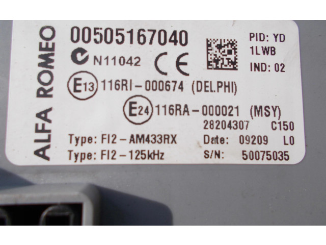 Řídící jednotka 51854161 Alfa Romeo Mito 2013