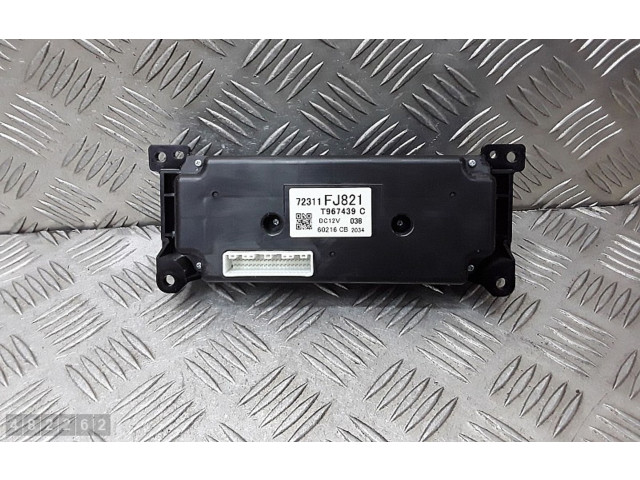 Блок управления климат-контролем 72311fj821 Subaru XV I