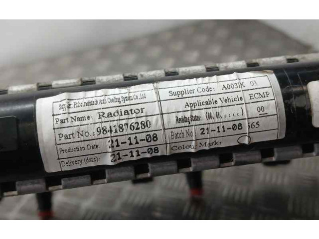 Радиатор охлаждающей жидкости 9841876280, S0031X    Peugeot 2008 I 2013 - 2019 года