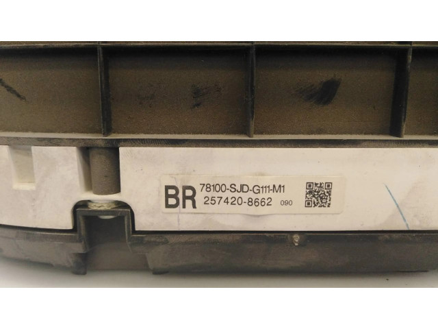 Панель приборов 2574208662, 78100SJDG111M1 Honda FR-V