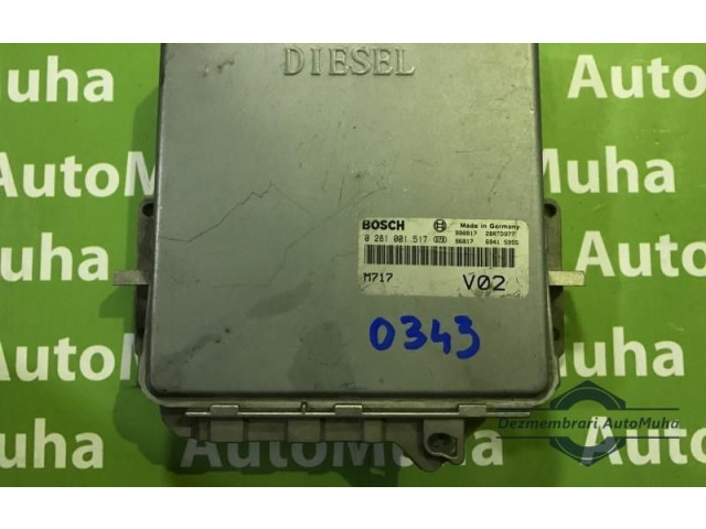Блок управления двигателем Блок управления 0281001517, M717 Fiat Marea