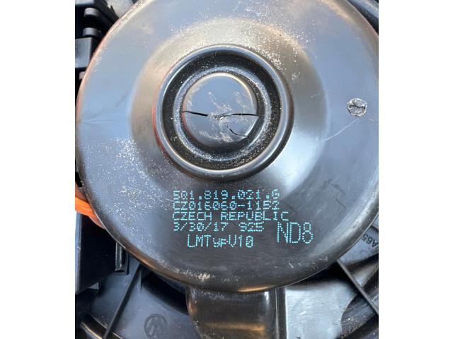 Вентилятор печки    5Q1819021G, 5Q0907521E   Volkswagen Golf VII