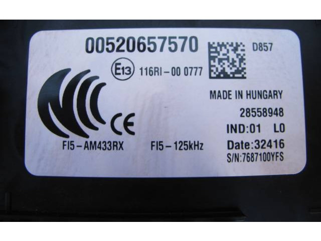 Vstřikovací čerpadlo 00520657570, 52065757 Fiat Tipo