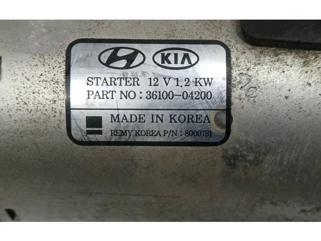 Стартер 3610004200 KIA Rio