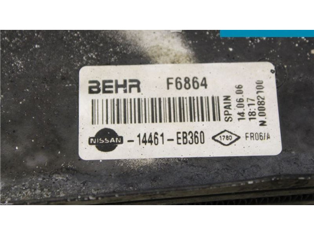 Интеркулер 14461EB360, F6864 Nissan Navara D40