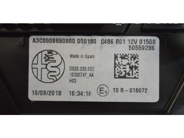 Přístrojová deska Alfa Romeo Stelvio 2019 50559286