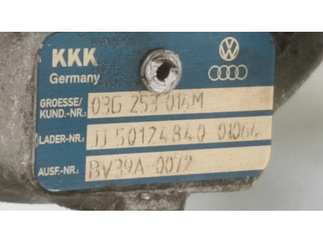 Turbodmychadlo Турбина 03G253014M, JJ50124840   Volkswagen PASSAT B6 1.9  BLS