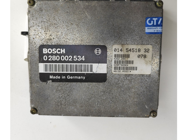 Řídící jednotka A0145451832, 0280002534 Mercedes-Benz S W140 1992