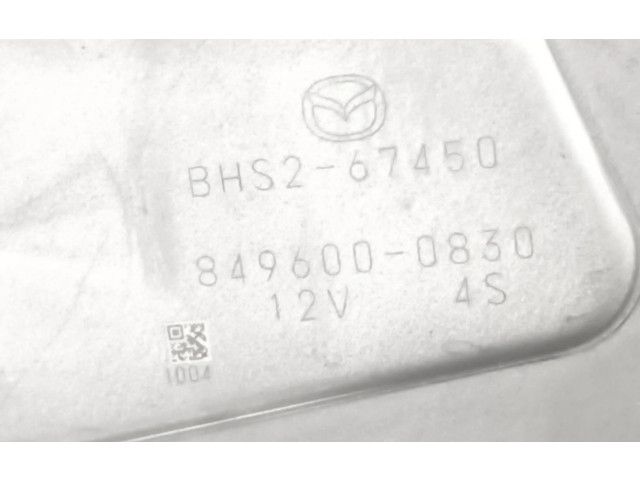 Моторчик заднего дворника BHS267450, 8496000830 Mazda 3 III