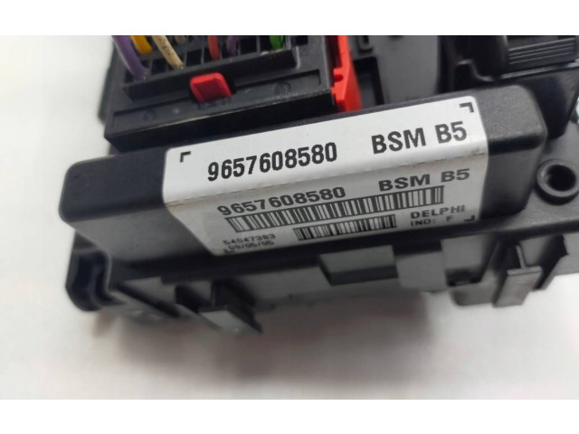 Pojistková skříňka Řídící jednotka BSM 9657608580 Citroen Berlingo 2009