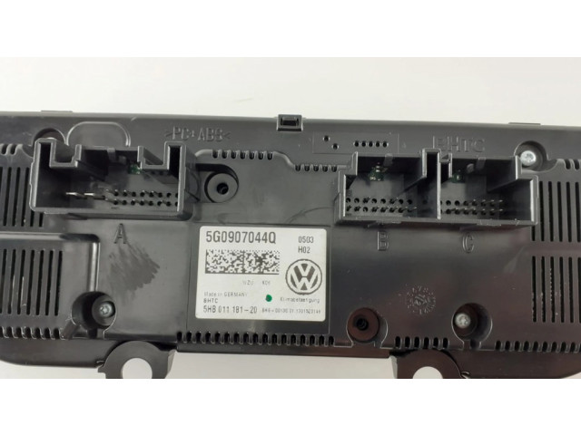 Блок управления климат-контролем 5G0907044Q   Volkswagen Golf VII