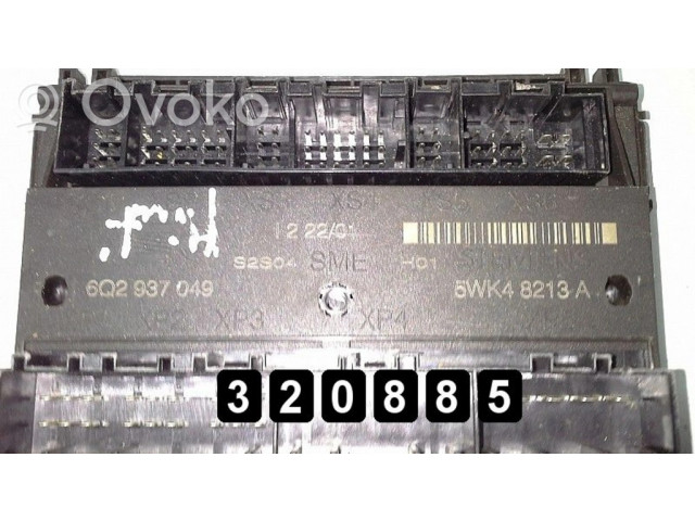 Блок управления двигателя 6Q2937049 Skoda Fabia Mk1 (6Y)