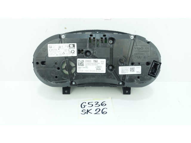 Панель приборов 81A920750J, 81A920750J Audi Q2 -