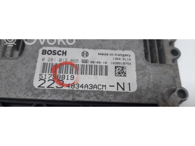 Řídící jednotka Fiat Doblo 2008