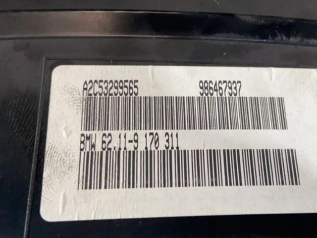 Přístrojová deska  BMW X6 E71 2008 62119170311  