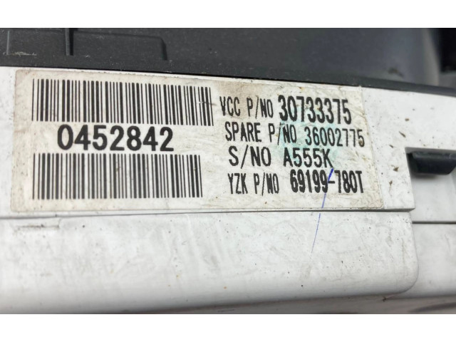 Панель приборов 36002775, 30733375 Volvo C30