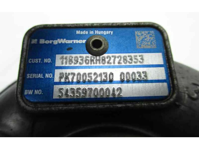 Turbodmychadlo Турбина 118936RH82728353 Renault Sandero I