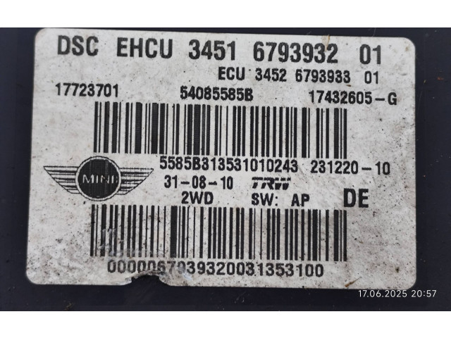 Jednotka ABS 6793932, 6793933 Mini Cooper Countryman R60 2010