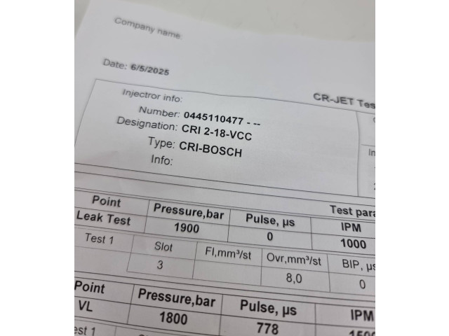 Форсунка 0445110477 Skoda Octavia Mk3 (5E)