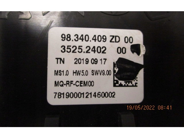 Блок управления климат-контролем Citroen Berlingo