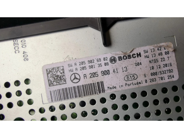 Дисплей    A2059026902, A2059013508   Mercedes-Benz C W205