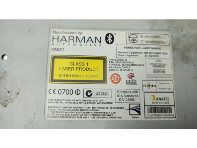 Радио/ проигрыватель CD/DVD / навигация