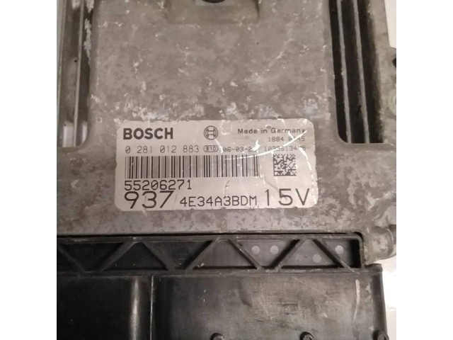 Блок управления двигателя 0281012883, 55206271   Alfa Romeo GT