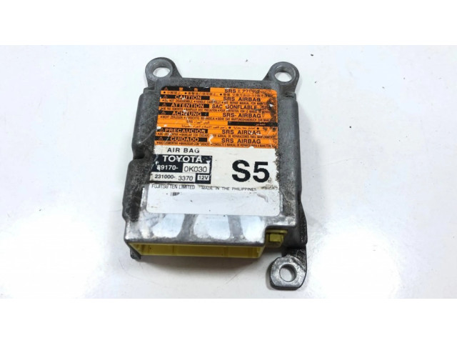 Блок управления надувных подушек