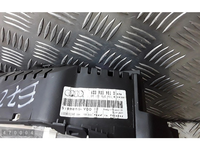 Přístrojová deska Audi A8 S8 D3 4E 2007 4e0920951b