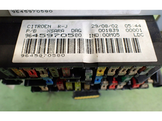 Блок предохранителей 9645970580 Citroen Xsara