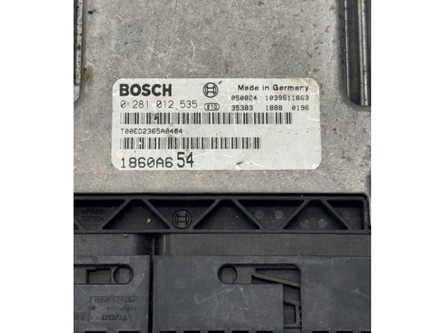 Блок управления двигателя 1039S11663, 0281012535 Mitsubishi Grandis