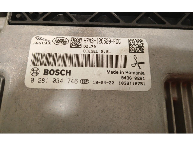 Блок управления двигателя GX7312C520FAF Jaguar XE