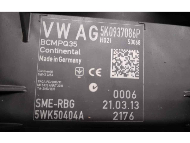 Блок комфорта 5K0937086P, 5WK50404A Volkswagen Caddy