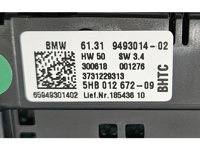 Блок управления климат-контролем 9493014, 5A3BBF2   BMW X3 G01