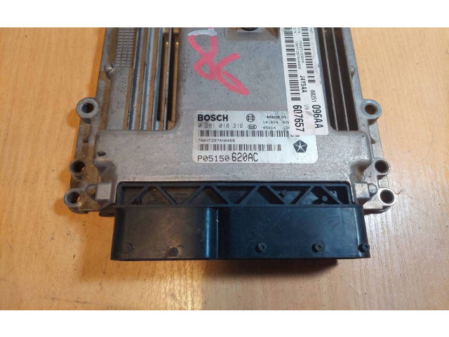 Блок управления двигателем Блок управления 0281018312, P05150620AC Fiat Freemont